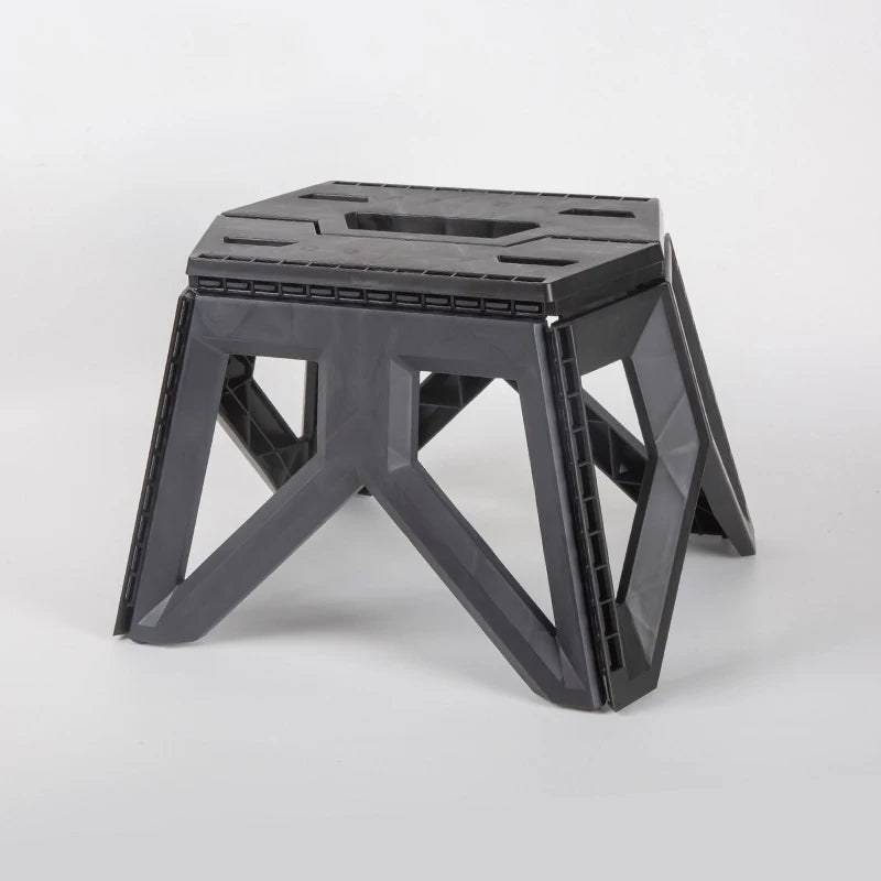 New Camping Outdoor Folding Stool Square Stools Horse Tie Portable Fishing Chair High Load-bearing Reinforced Triangle Stools