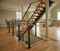 Reilbu Outdoor Wire Railing Kits Modern Stair Railing Aluminium Fence System for Balcony Balustrade