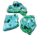 Wholesale Natural Raw Malachite Slices Polished Chrysocolla Freeform Crystal Stone for Sale