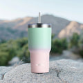 Sustainable 10oz 20oz 30oz 40oz Double Wall Stainless Steel Coffee Tumbler with Straw Vacuum Flask & Thermos for Hot Beverages