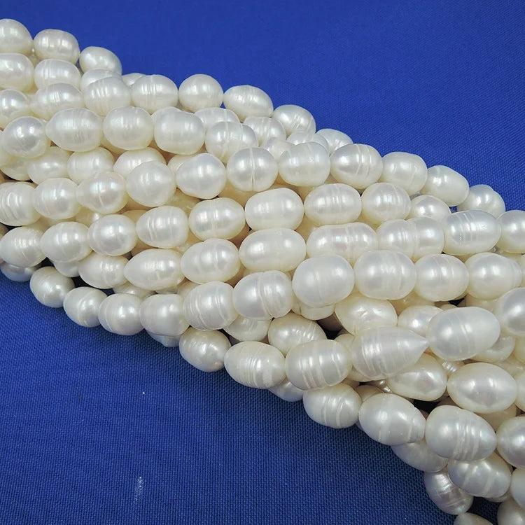 9 mm  Rice Shape Pearl Loose Wholesale Freshwater Pearl