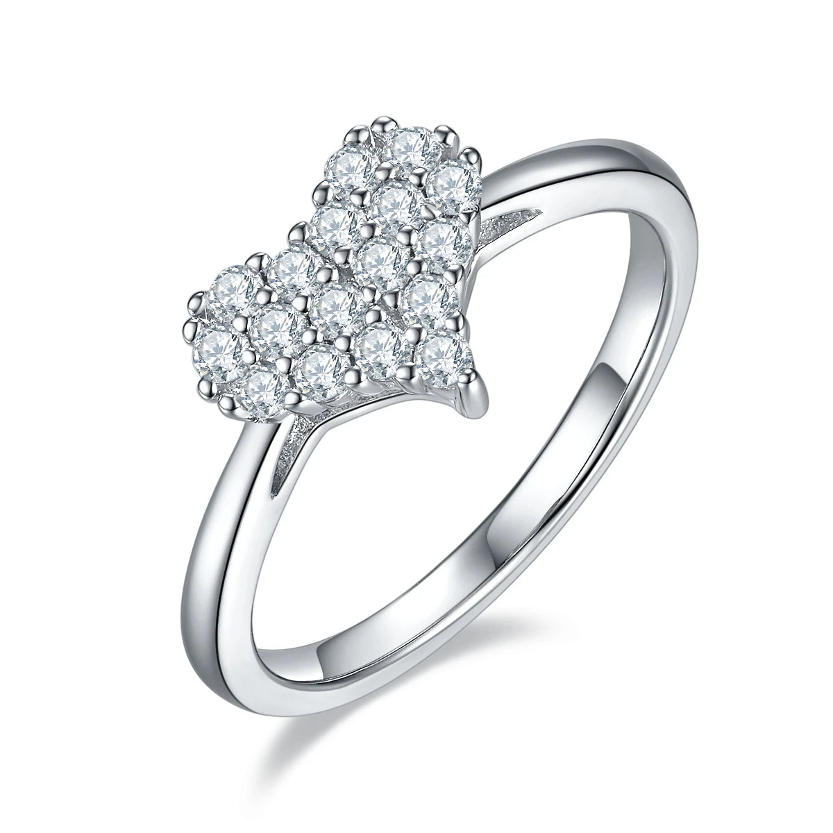 Wish Jewelry New Hot Selling Products Breathtaking 925 Sterling Silver Rings Moissanite Jewelry Rings 3 Ct 4 Carat