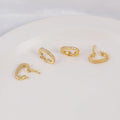 Jewelry Pendant Connect Clasp Brass Plating 18K Pendant Connect Clasp High Color Preservation Plated Gold C Shape Hook Clasps