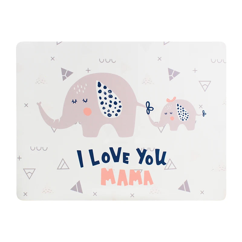 Washable High Chair Place Mats Kids Tablemats Silicone Baby Table Placemat MegaBDM