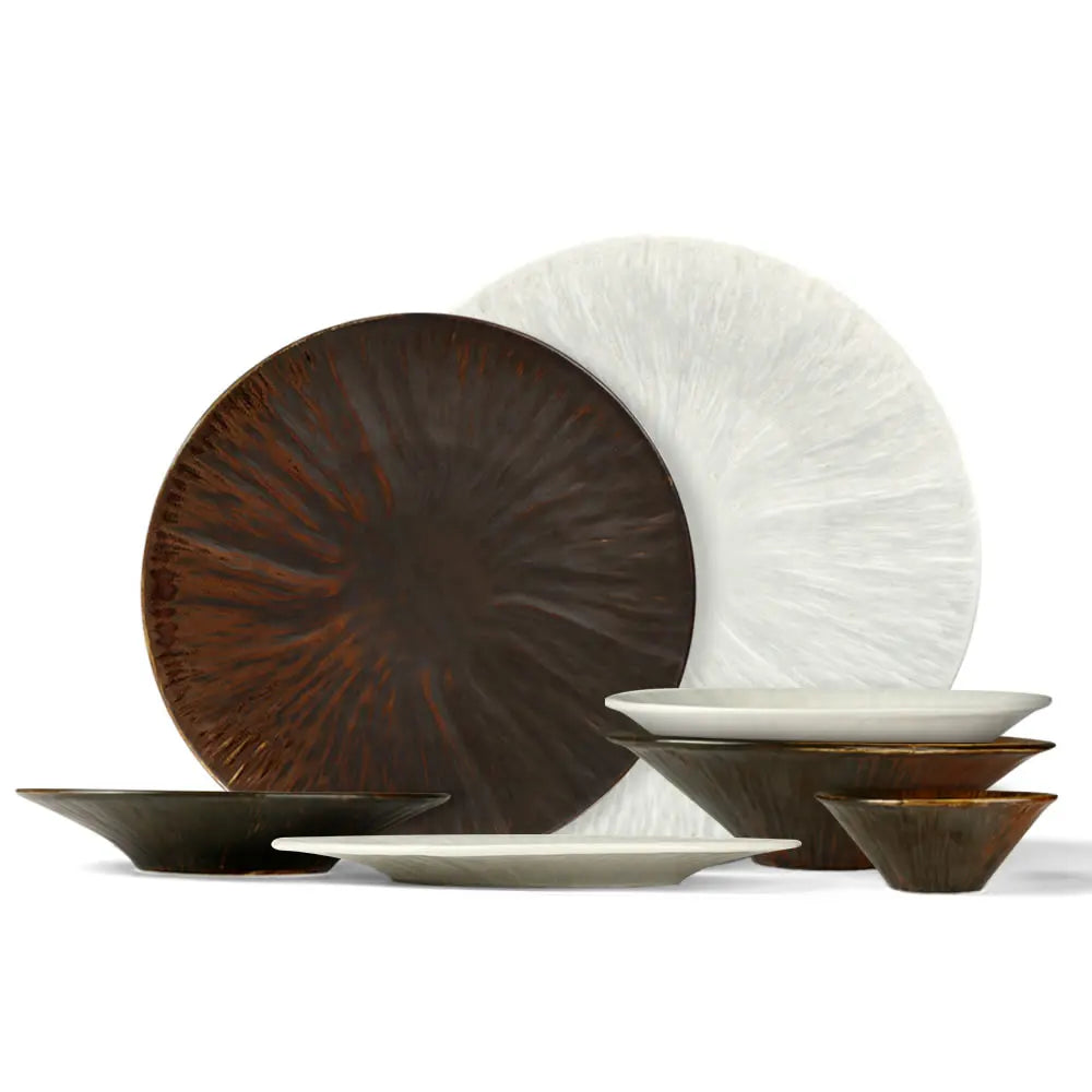 Factory Direct Wholesale Restaurants Ceramic Plates Sets Dinnerware and Hotel Tableware Ceramic Dinner Dishes Set