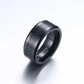 Wholesale Rings Anniversary Gift Minimalist Jewelry Tungsten Steel Blank Finger Rings for Men