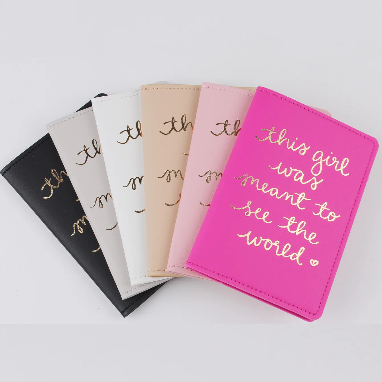 Hot Sale Premium PU Leather Travel Passport Holder Cover Fashion Print Passport Wallet With Custom logo