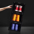 Shoes Storage Box Transparent Plastic Stackable Shoe Box Case Home Drop Front Shoe Storage Box