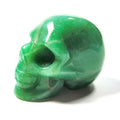 Huiying New 2025 new design carved 2 inch natural green aventurine stone skull carving for sale Crafts