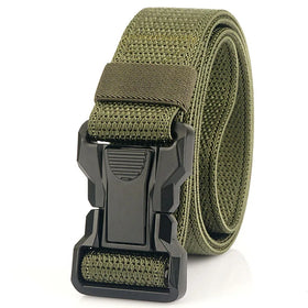 2025 New Durable Tactic Waist Belt Outdoor Stretch Webbing Tactical Belt for Men