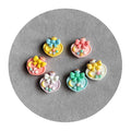 100pcs Hot Sell Heart Shape Moon Star Bow Wishing Bottle Flat Back Resin Beads Suit Making Diy Slime Decor