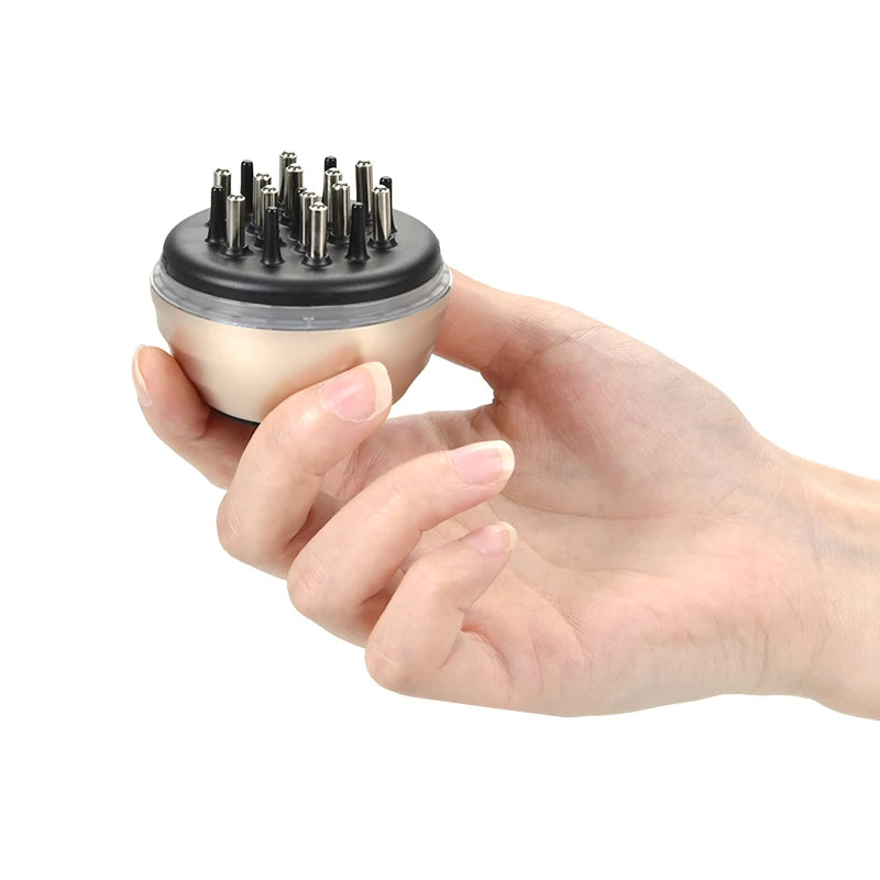 Portable Liquid Compact Medicated Scalp Hair Massager Home Mini Anti-hair Loss Regeneration Comb Growth Applicator 30ml Water