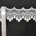 New Arrival Curtain White Water Soluble Guipure Lace Trim Luxury