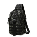 8L Nylon Backpack Fashionable Camouflage Design Outdoor Sports Waterproof Commuters Hiking Fishing Men Crossbody Chest Bag