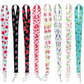 Promotional Bling Safety Breakaway Lanyard Customized Make Lanyard Keychain 4+4 Sublimation for Promotion No MOQ