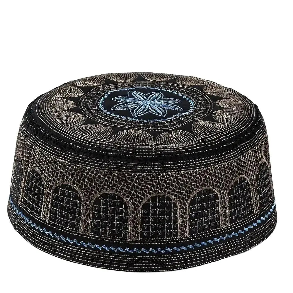 New Design Muslim Islamic Prayers Cap Machine Making Muslim Men Prayer Hat Muslim Hat