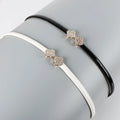 Ladies Fine Waist Chain Set with Adjustable PU Belt Fashion Simple Diamond Design and Alloy Buckle