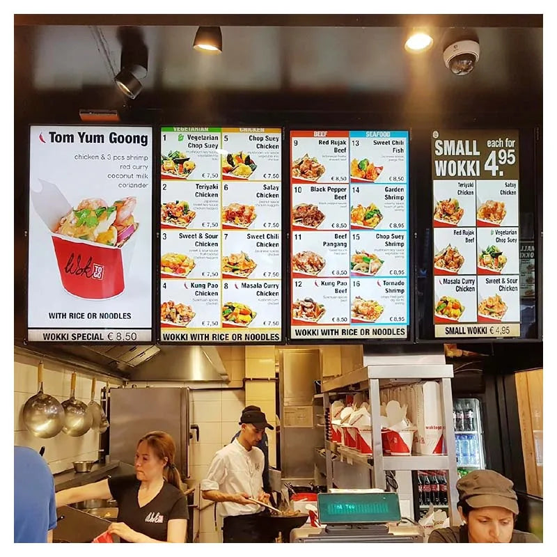Kingwestar Advertising Desktop Display Tea/Menu/Movie Ordering Poster Ultra-Thin A4 A3 Picture Ultra Slim Led Light Boxes