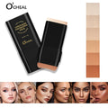 Foundation Stick Face Makeup Waterproof Nature Full Coverage Concealer Foundation with Brush MegaBDM