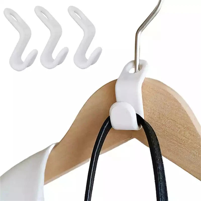 Cascading Hanger Organizer Clothes Hanger Connector Hooks Hot Selling Mini Plastic Tools PVC Plastic Wardrobe Multifunction