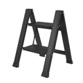 2-Step Modern Aluminum Folding Ladder Stools for Apartment Use 150kg Load Capacity