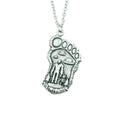 Wholesale Interesting and Unique UFO Spacecraft Aliens and Bigfoot Charm Necklace for Men and Women Gift Jewelry