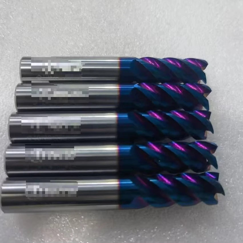 DL 4-Flute Carbide Milling Cutter Hot Selling Square Face Flat End Mill with  Coating OEM & ODM Supported