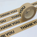 Custom Printed 10-Rolls Brown Kraft Paper Tape 4.8cmX30m Water Activated Acrylic Single Reinforced Self-Adhesive Fragile Packing