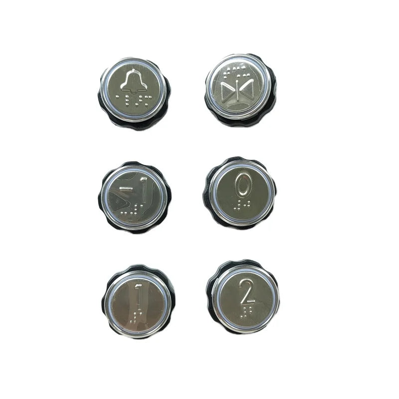 BR34CB/BR34C White Light DC24V Opening 34mm Use for OT* Elevator Push Button Stainless 1LOT=10PCS (Remark Symbols)