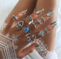2021 Hot Selling Fashion Adjustable Ladies Gold Plated Rings Sets Moissanite Rings and Colorful Rings