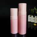 100ml 120ml 150ml 200ml pink Foam pump Press cap round shaped Shampoo bath bottle Facial cleanser Foaming PET Plastic Bottles