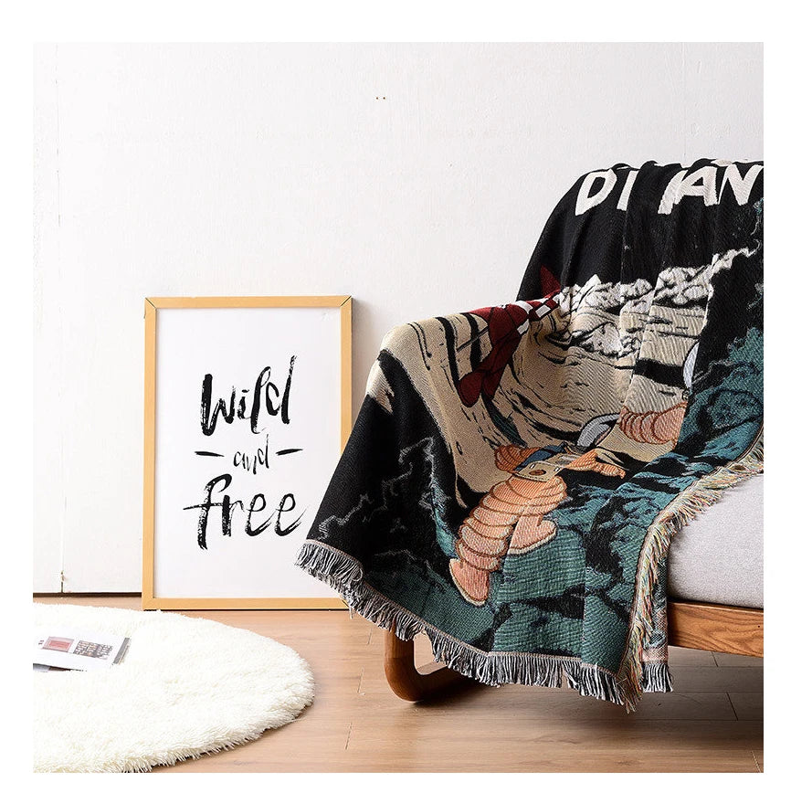 Outdoor Southwestern Thick Polyester/Cotton for Sale Tapestry Throw Blanket