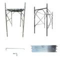Galvanized Steel H Frame Scaffolding Italian Bushing Type Scaffolding System
