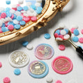 Sunflower Shape Wax Beads with Various Colors Retro Wax Seal Beads