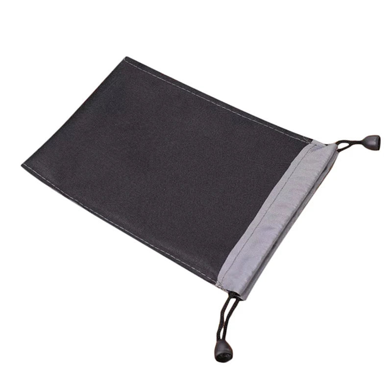 Competitive Price Black Polyester Nylon Drawstring Bags Custom Printed Logo Sports Drawstring Pouch with Letter Pattern