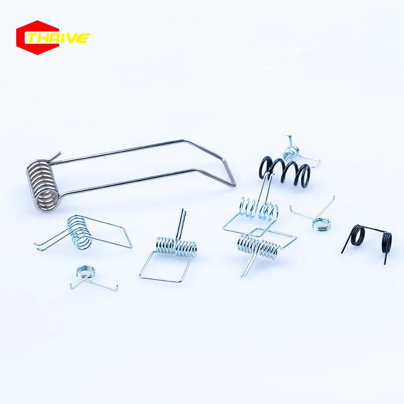 Clothes Pin Torsion Spring Flexible Flat Wire Coil Metal LED Light Electronic Switch Mini Torsion Spring