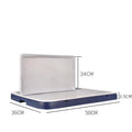 Plastic Puppy Dog Potty Tray and Pad Holder with Removable Wall Cover Splash-Proof Toilet Fence for Cats and Dogs