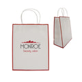 Wholesale Eco-Friendly Recycled Kraft Paper Bags with Custom Logo Printed Handles for Gift & Craft and Candle Use