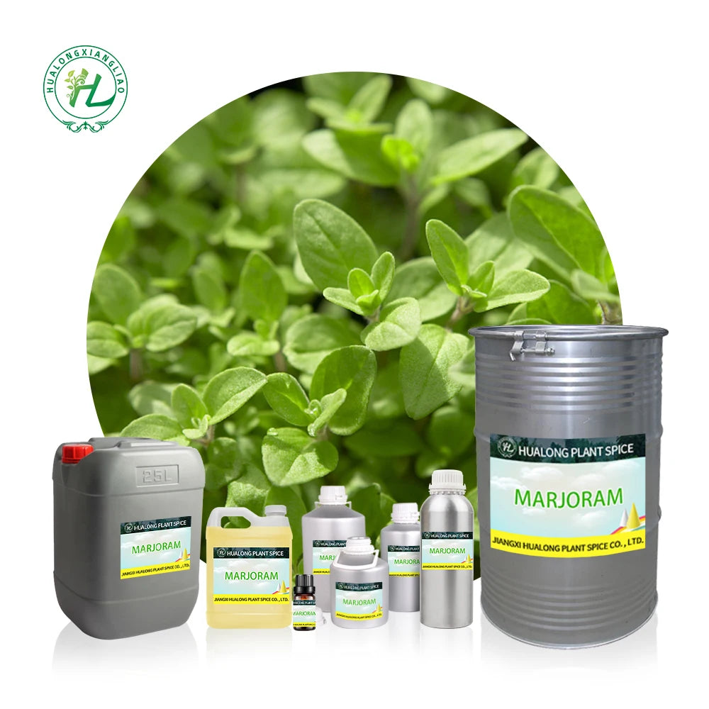 Wholesale 1Kg Sweet Marjoram Essential Oil 100% Pure for Aromatherapy | Natural Chinese Origanum Majorana Herbal Extract