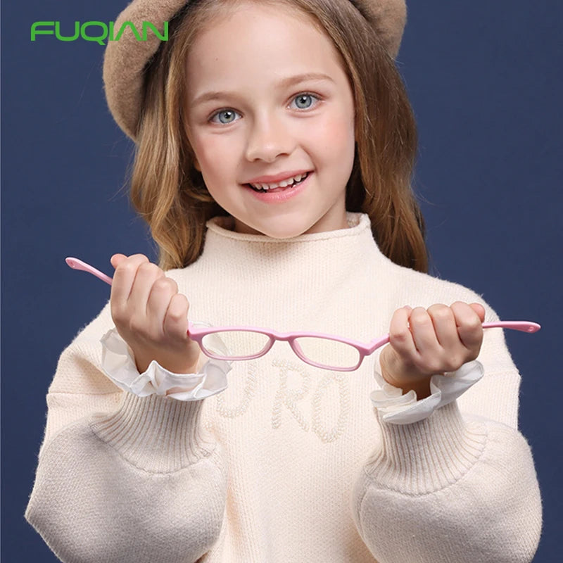 China's New Arrival UV400 Blue Light Blocking Computer Glasses Anti-Blue Ray Eyewear Silicone White Red Yellow Gray Cyan