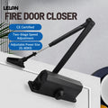 ODM OEM 25-80kg Bearing Speed Adjustable Fire Door Closer Hydraulic Self Closing Hotel Mall Passage Surface Mount Door Closer