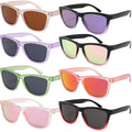 CONCHEN 2025 New Cheap Removable Wholesale Square Fashion Colorful Sun Glasses Men Women Custom logo Polarized Sunglasses