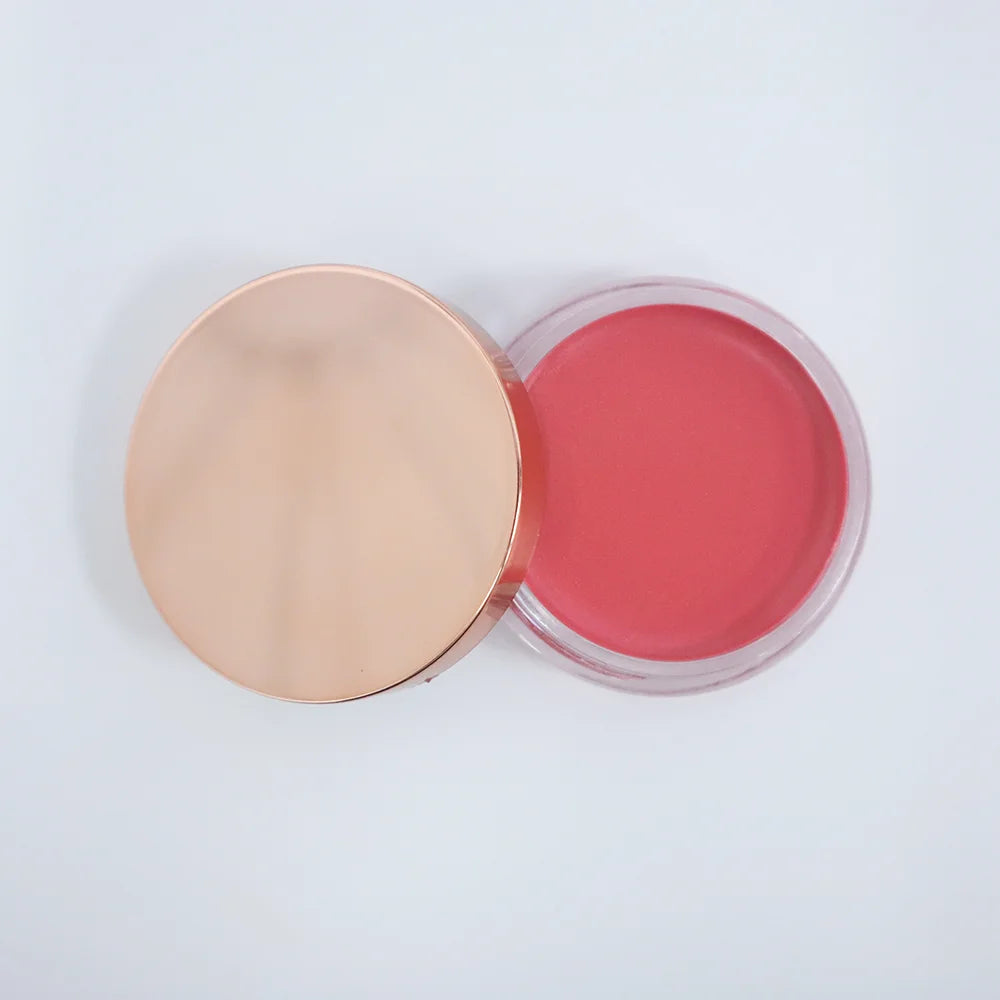 2023 New Trendy No Logo 8 Colors Shimmer Blush Makeup Cosmetics Private Label Cream Blush