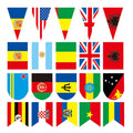 Custom Satin & Polyester Hanging Display Flags for Sporting Events & Festivals Easy Digital Printing Setup with Rope & Clips