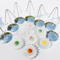 Hot Sale Special Natural Selenite Crafts Crystal Selenite Sunflower with Holder Carving for Gifts and Home Decoration