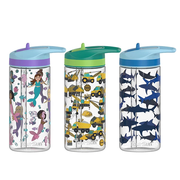 Bpa Free 420ml Kids Plastic Water Bottle School Children Tritan Water Bottle