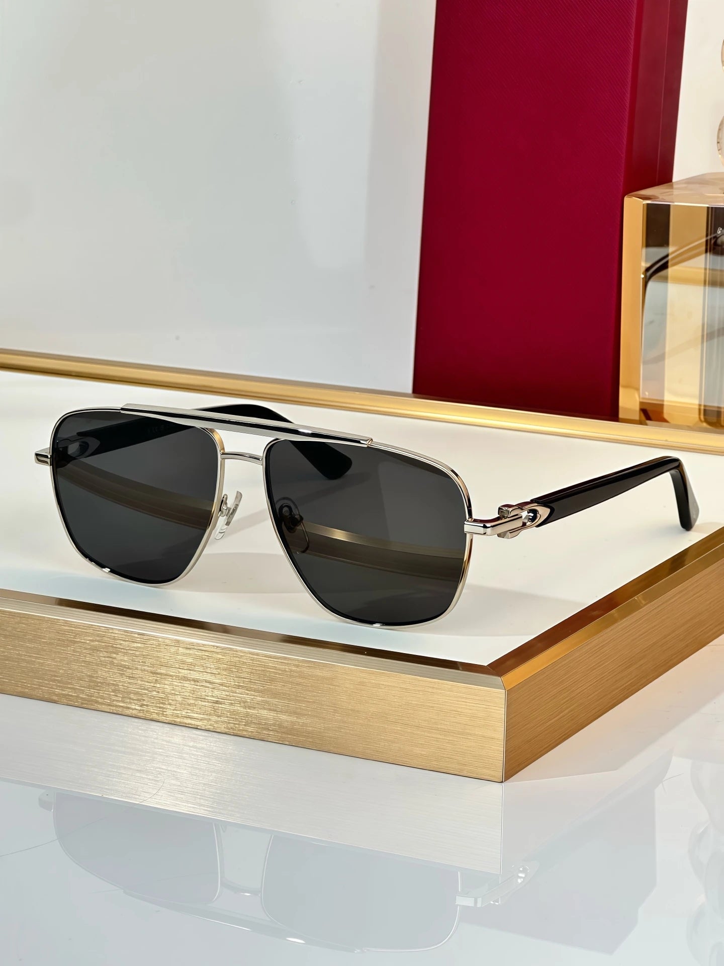 Top Brand Luxury Men's pilot Sunglasses Unisex Square Driving and Beach Sunglasses