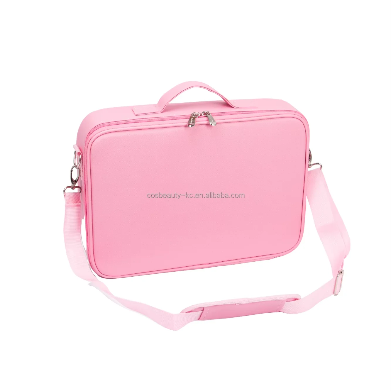 Makeup Crossbody with EVA Detachable Divider Beauty Zipper Multi-functional Makeup case with Shoulder Cosmetic Bags