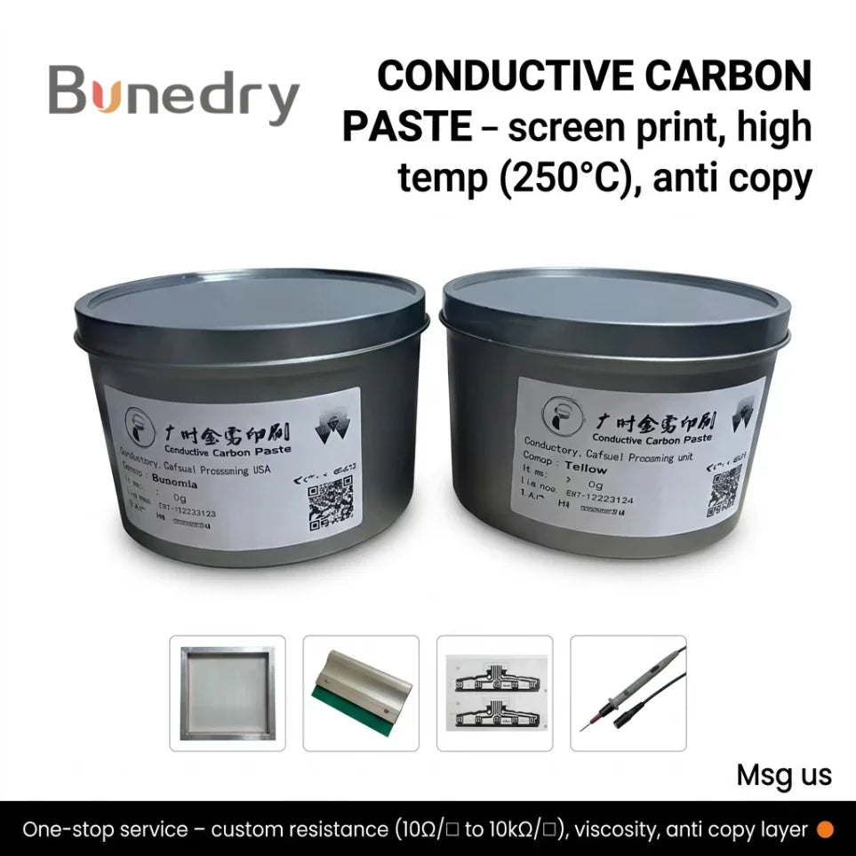 High Temperature Resistant Carbon Paste Electrically Conductive Ink for Screen Printing Anti-Copy Feature