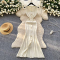 Small Fragrance of Advanced Sense Sleeveless Knit Hip Dress